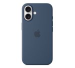 Apple Coque en silicone avec MagSafe pour iPhone 16 - Denim