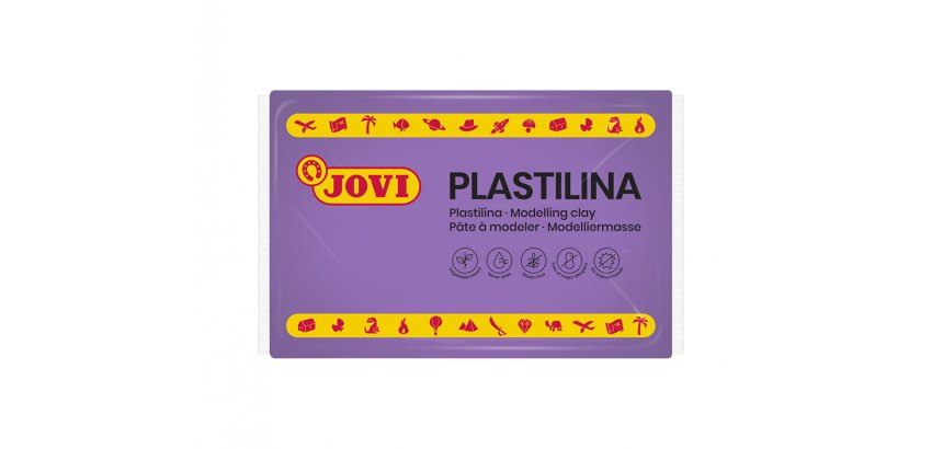 Pate a modeler jovi plastilina vegetale 350g      coloris violet