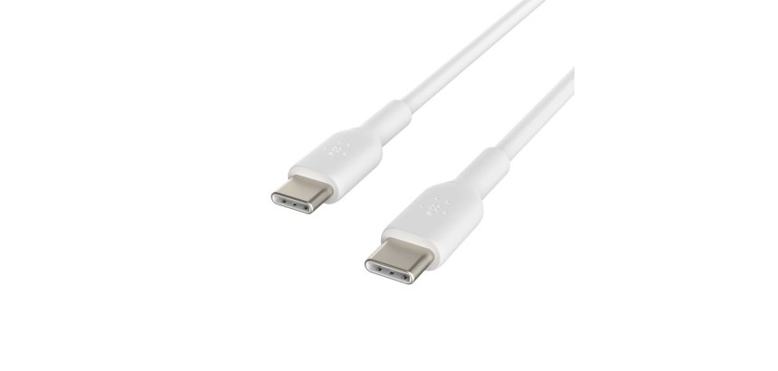Belkin CAB003BT2MWH cable USB 2 m USB C Blanco