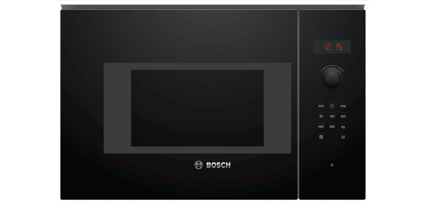 BOSCH Micro ondes Encastrable BFL523MB1F, Série 4, AutoPilot7, 20 litres