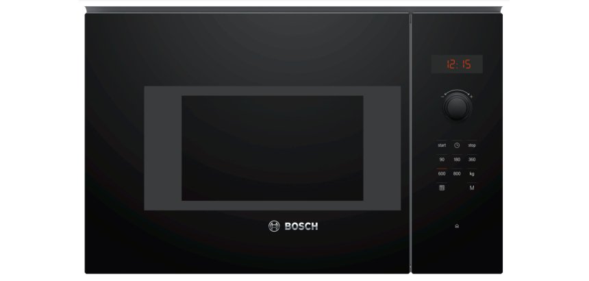 BOSCH Micro ondes Encastrable BFL523MB1F, Série 4, AutoPilot7, 20 litres