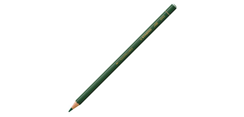 Crayon marqueur stabilo all aquarellable multi-surfaces   coloris vert