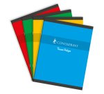 Cahier travaux pratiques Conquérant - 17x22 cm - 32 pages Seyès + 32 pages unies - Couverture carte