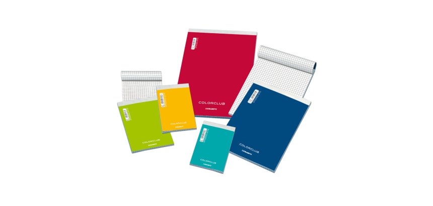 Blasetti 7132 writing notebook A4 60 sheets Assorted colours