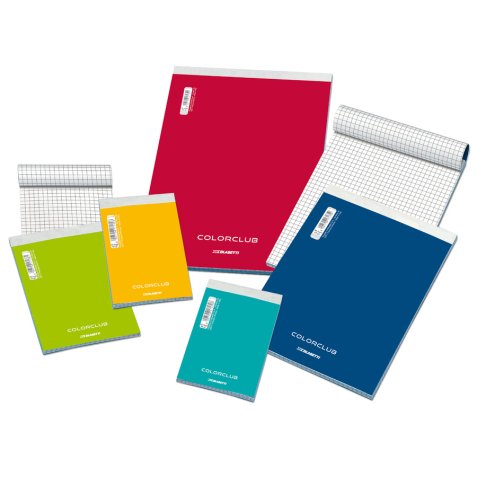 Blasetti 7135 writing notebook A5 60 sheets Assorted colours