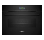 SIEMENS Four encastrable pyrolyse CB774G1B1, IQ700, Compact, 11 modes de cuissons