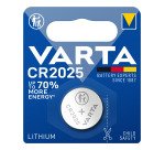 Varta LITHIUM Coin CR2025 (Batteria a bottone, 3V) Blister da 1