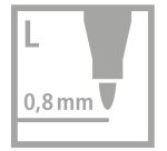 STABILO GREENpoint penna tecnica Nero 1 pz
