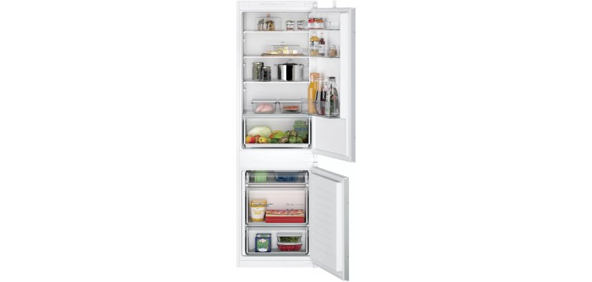 SIEMENS Réfrigérateur congélateur encastrable KI86VNSE0, IQ100, 267 litres, Low Frost
