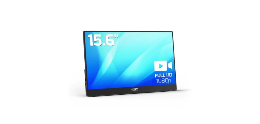 Port Designs PORT écran plat de PC 39,6 cm (15.6") 1920 x 1080 pixels Full HD LCD Noir