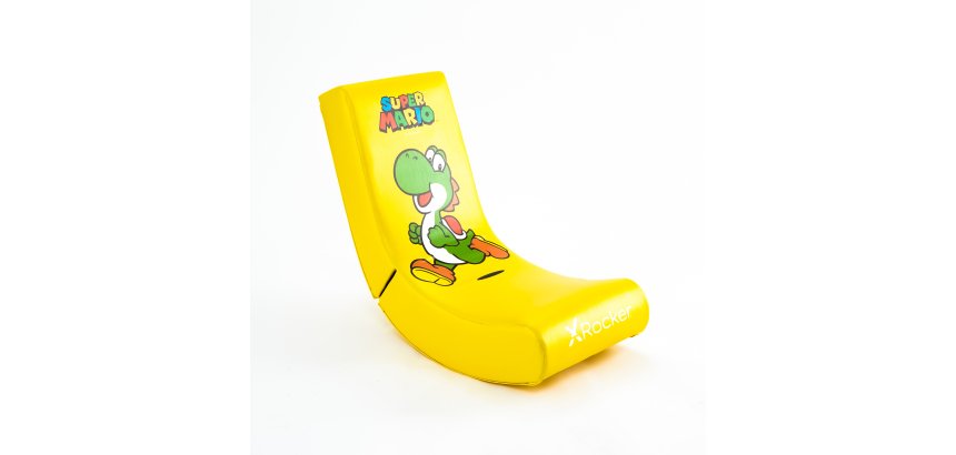 X Rocker Video Rocker - Yoshi Console Gaming Chair Green, Yellow