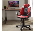 X Rocker 5120101 Siège pour jeu vidéo Fauteuil de gaming Chaise avec assise rembourrée Noir, Rouge, Blanc