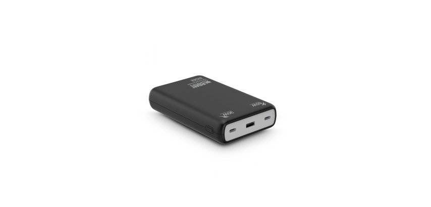 Urban Factory Bigee Power Polymère 20000 mAh Noir, Gris