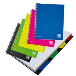Blasetti 7738 writing notebook A4+ 120 sheets Assorted colours