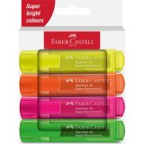 Etui de 4 surligneurs TEXTLINER 1546. Coloris assortis standard: jaune, orange, rose, vert