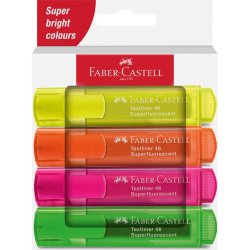 Etui de 4 surligneurs TEXTLINER 1546. Coloris assortis standard: jaune, orange, rose, vert