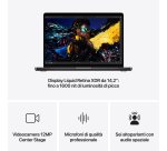 Apple MacBook Pro 14": Chip M4 Pro con cpu 12 core e gpu 16 core, 512GB SSD - Nero siderale