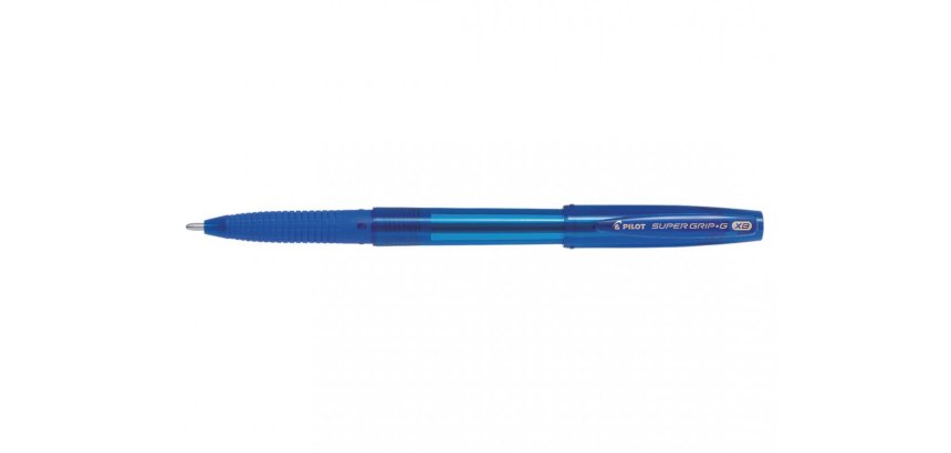 Stylo-bille pilot super grip g cap pointe extra large coloris bleu  bps-gg-xb/1.6