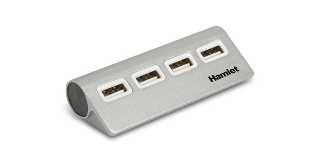 Hamlet 4 port Hub usb 2.0 a 4 porte 480 Mbps
