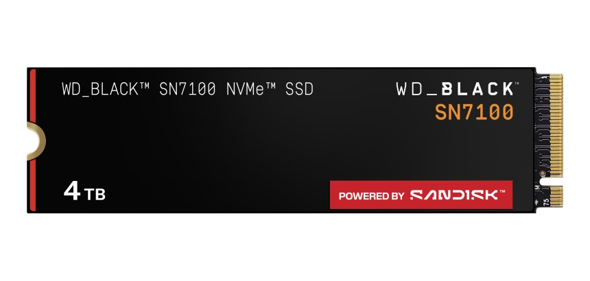Western Digital Black WD_BLACK SN7100 NVMe 4 To M.2 PCI Express 4.0 3D TLC NAND