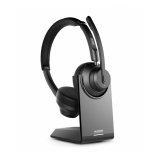 Urban Factory MOVEE PRO Auriculares Inalámbrico Diadema Juego USB Tipo C Bluetooth Base de carga Negro