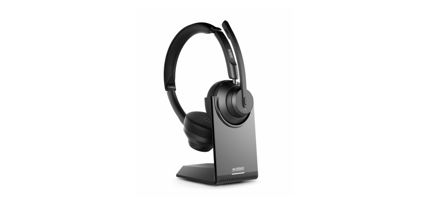Casque PC Urban Factory MOVEE PRO : micro avec micro ENC - support de charge inclus - Bluetooth 5.2
