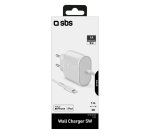 SBS Chargeur secteur 5W + câble Lightning 1m