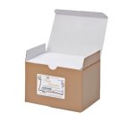 Scatola 100 biglietti + 100 buste - Bristol - bianco - 9 x 14 cm - Rex Sadoch