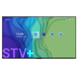 Newline STV-9824PLUS pantalla de señalización 2,49 m (98") LED 400 cd / m² 4K Ultra HD Negro Pantalla táctil Procesador incorporado