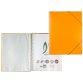 Protège-documents liderpapel polypropylène couverture rigide spirale 80 pochettes fixes a4 210x297mm coloris orange