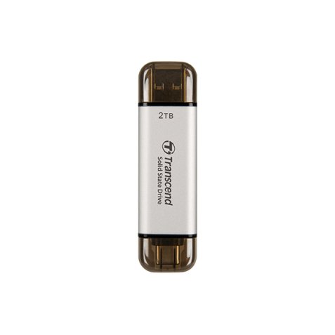 Transcend ESD310 1 To USB Type-A / USB Type-C Argent