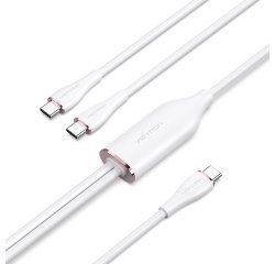 Vention CTMPG cable USB USB 2.0 0,5 m USB C 2 x USB C 0,48 Gbit/s Blanco