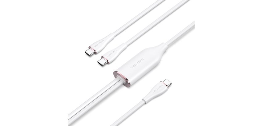 Vention CTMPG cable USB USB 2.0 0,5 m USB C 2 x USB C 0,48 Gbit/s Blanco