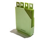 Muitomas CUTTINGBOARDGN kitchen cutting board Rectangular Silicone Green