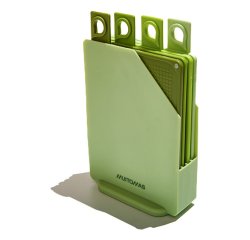 Muitomas CUTTINGBOARDGN kitchen cutting board Rectangular Silicone Green