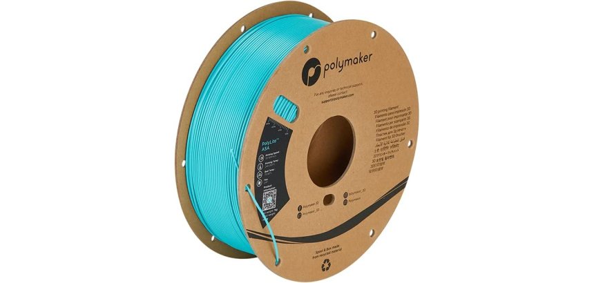 Polymaker PF01029 3D Printing Material Acrylonitrile-Styrene-Acrylate Blue 1 kg