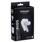 Intenso White Buds T302A Cuffie True Wireless Stereo (TWS) In-ear Chiamate/Musica/Sport/Tutti i giorni USB tipo-C Bluetooth Bianco
