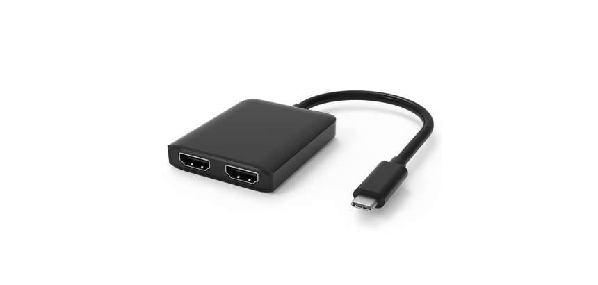 DLH DY-TU4840 station d'accueil Avec fil USB 3.2 Gen 1 (3.1 Gen 1) Type-C Noir