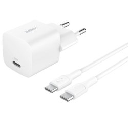 Belkin BoostCharge Consoles portables, Smartphone, Tablette Blanc Secteur Charge rapide Intérieure