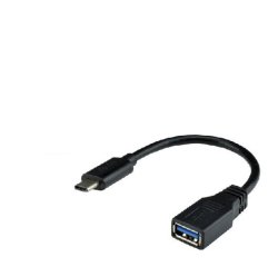 MCL USB31-CM/AFCE câble USB USB 3.2 Gen 1 (3.1 Gen 1) 0,17 m USB C USB A Noir
