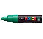 Marqueur peinture posca pc7m pointe large conique encre    inodore couvrante miscible    tous supports coloris vert