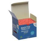 Giotto F539603 gesso per lavagna Rosso 100 pz