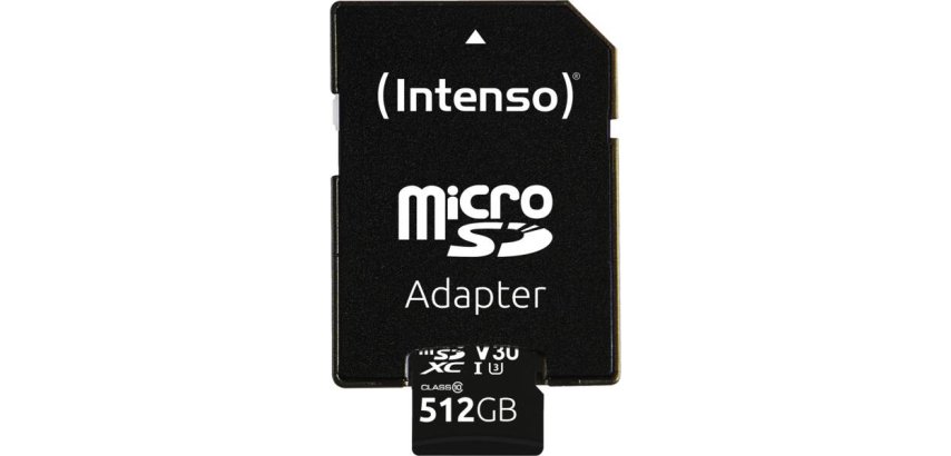 Intenso 3433493 memoria flash 512 GB MicroSDXC UHS-I Classe 10