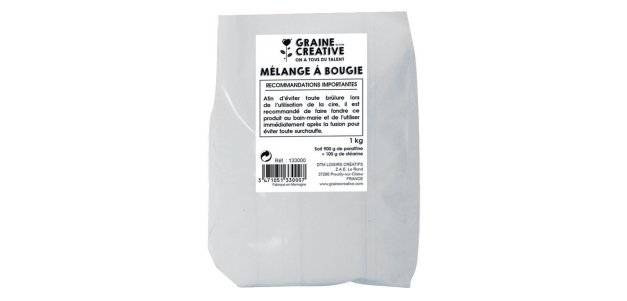 Cire à bougie graine créative préparation sachet 1kg
