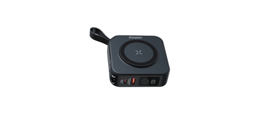 Energizer QM10001AC batteria portatile Polimeri di litio (LiPo) 10000 mAh Carica wireless Nero