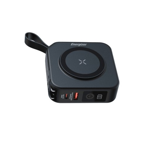 Energizer QM10001AC batteria portatile Polimeri di litio (LiPo) 10000 mAh Carica wireless Nero
