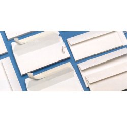 Busta Strip - senza finestra - 11 x 23 cm - 90 gr - bianco - Blasetti - conf. 500 pezzi