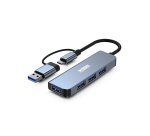 Urban Factory MHC35UF station d'accueil Avec fil USB 3.2 Gen 1 (3.1 Gen 1) Type-A Gris