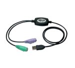 Tripp Lite B015-000 Adaptador USB a PS/2 para teclado y mouse