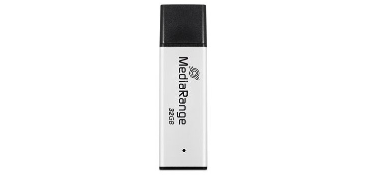 MediaRange MR1900 USB flash drive 32 GB USB Type-A 3.2 Gen 1 (3.1 Gen 1) Black, Silver
